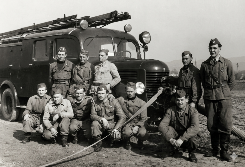 stříkačka historie